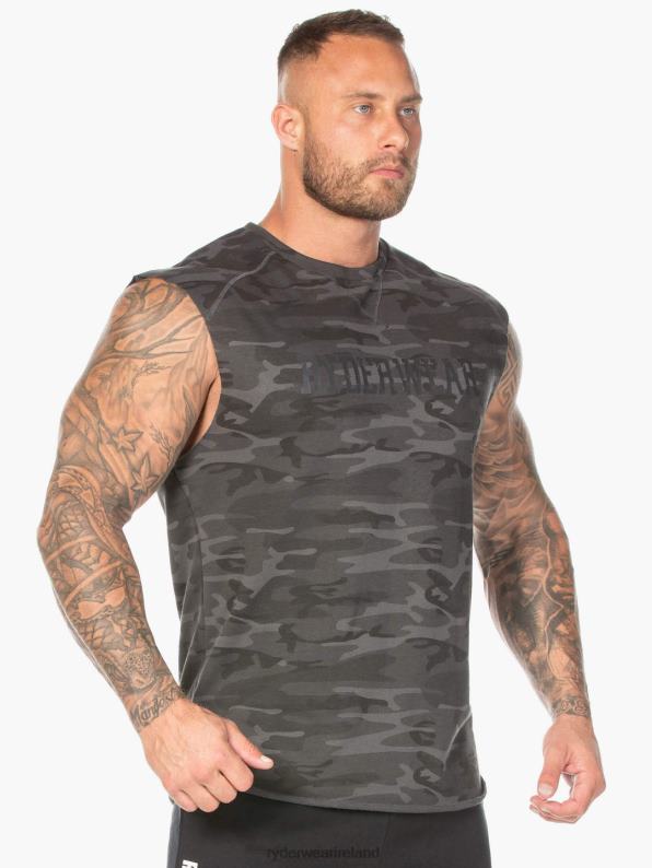 Ryderwear Camo Fleece Tank Black Camo Men Clothing 4Z2T1351