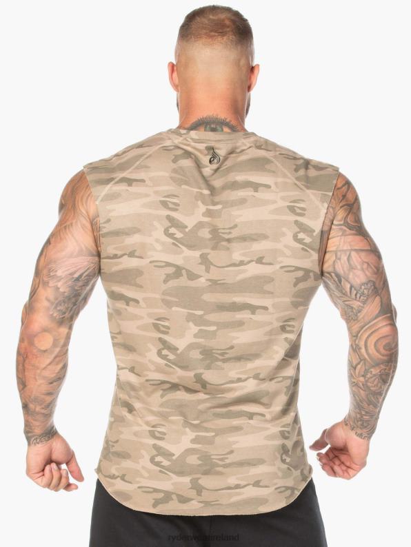Ryderwear Camo Fleece Tank Tan Camo Men Clothing 4Z2T1352