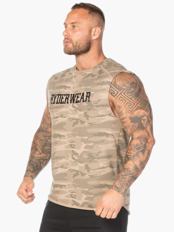 Ryderwear Camo Fleece Tank Tan Camo Men Clothing 4Z2T1352
