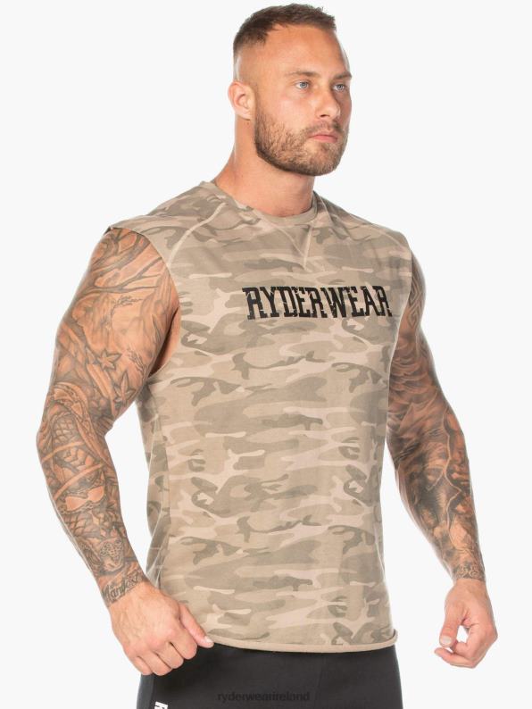 Ryderwear Camo Fleece Tank Tan Camo Men Clothing 4Z2T1352