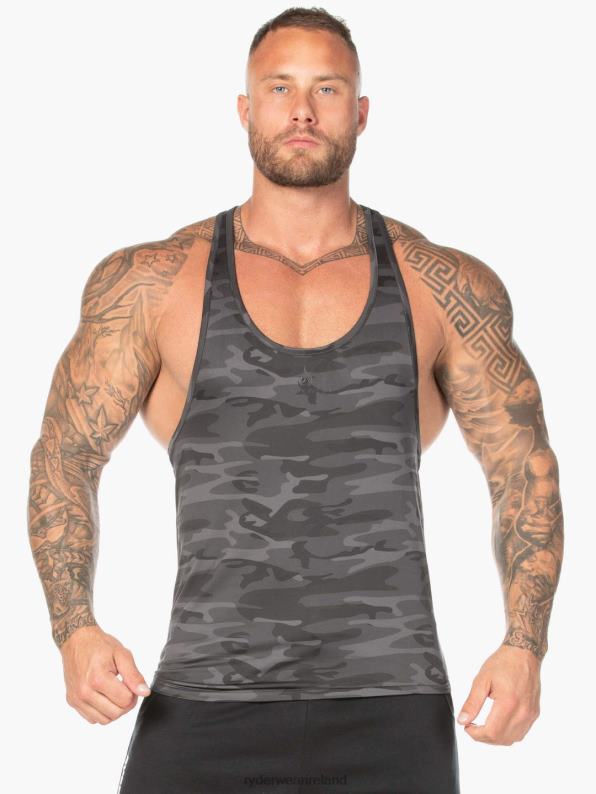 Ryderwear Camo Stringer T-Back Black Camo Men Clothing 4Z2T1353