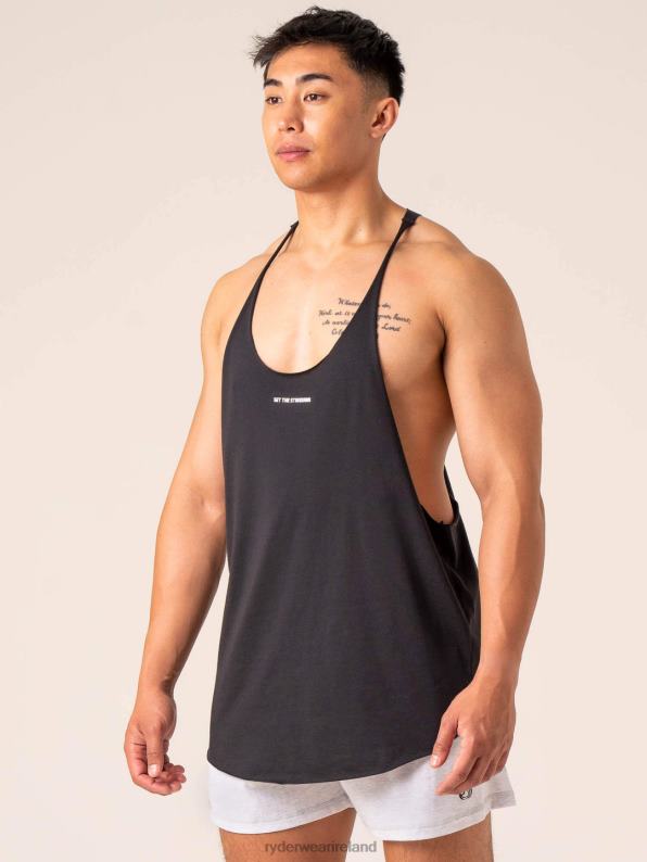 Ryderwear Emerge Arnie T-Back Faded Black Men Clothing 4Z2T1295