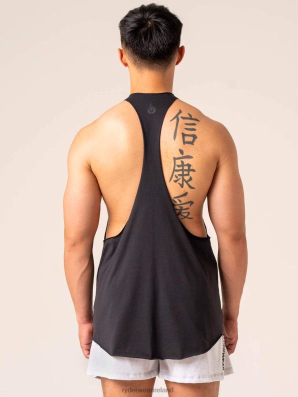 Ryderwear Emerge Arnie T-Back Faded Black Men Clothing 4Z2T1295