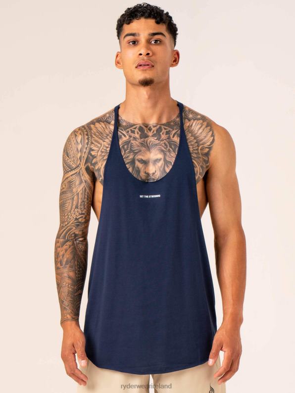 Ryderwear Emerge Arnie T-Back Navy Men Clothing 4Z2T1293