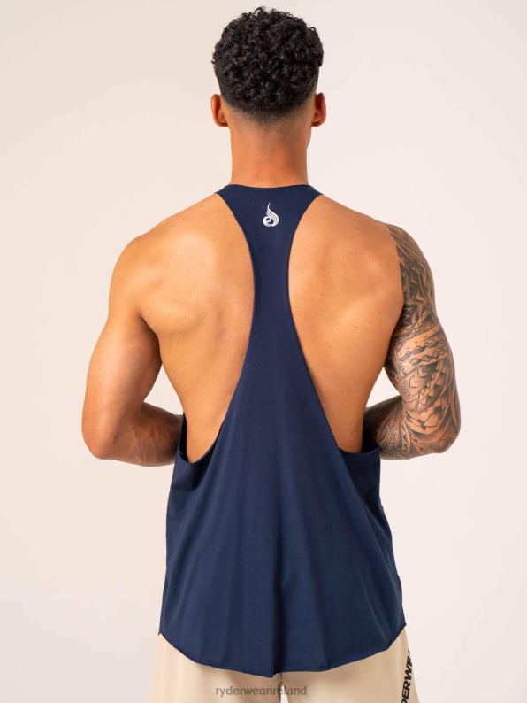 Ryderwear Emerge Arnie T-Back Navy Men Clothing 4Z2T1293