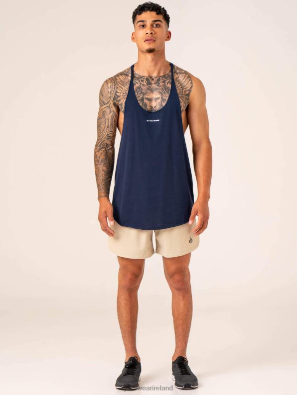 Ryderwear Emerge Arnie T-Back Navy Men Clothing 4Z2T1293