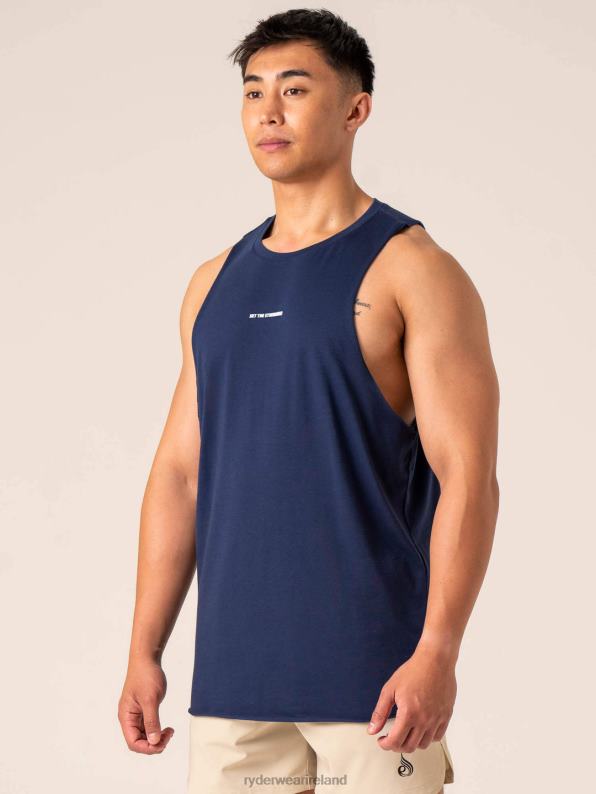 Ryderwear Emerge Drop Armhole Tank Navy Men Clothing 4Z2T1289