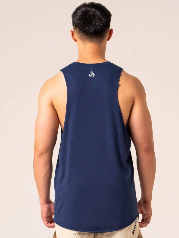 Ryderwear Emerge Drop Armhole Tank Navy Men Clothing 4Z2T1289