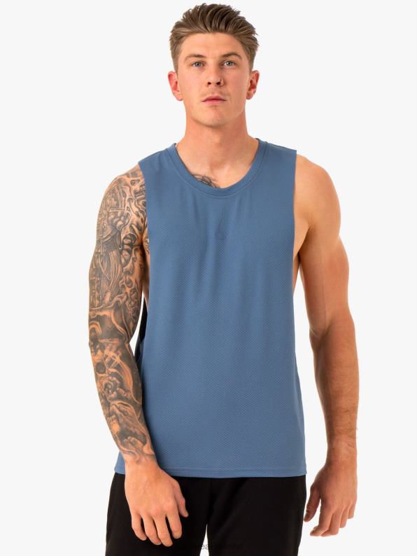 Ryderwear Enhance Baller Tank Blue Men Clothing 4Z2T1324
