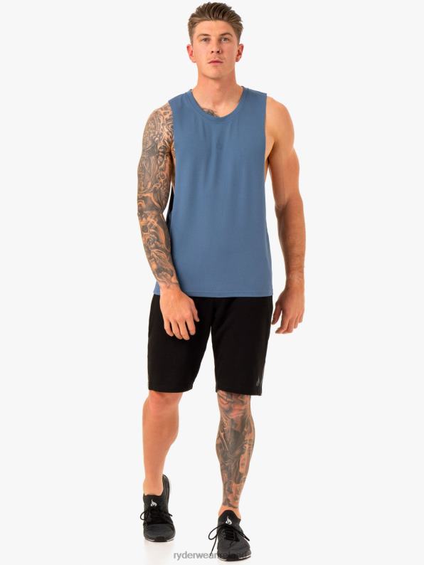Ryderwear Enhance Baller Tank Blue Men Clothing 4Z2T1324