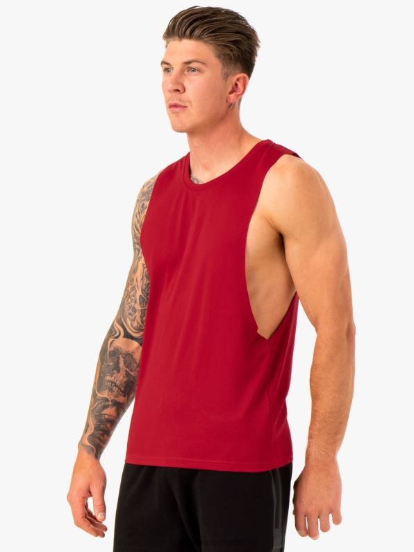 Ryderwear Enhance Baller Tank Burgundy Men Clothing 4Z2T1322