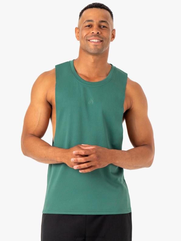 Ryderwear Enhance Baller Tank Green Men Clothing 4Z2T1323