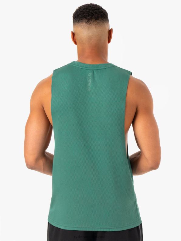 Ryderwear Enhance Baller Tank Green Men Clothing 4Z2T1323