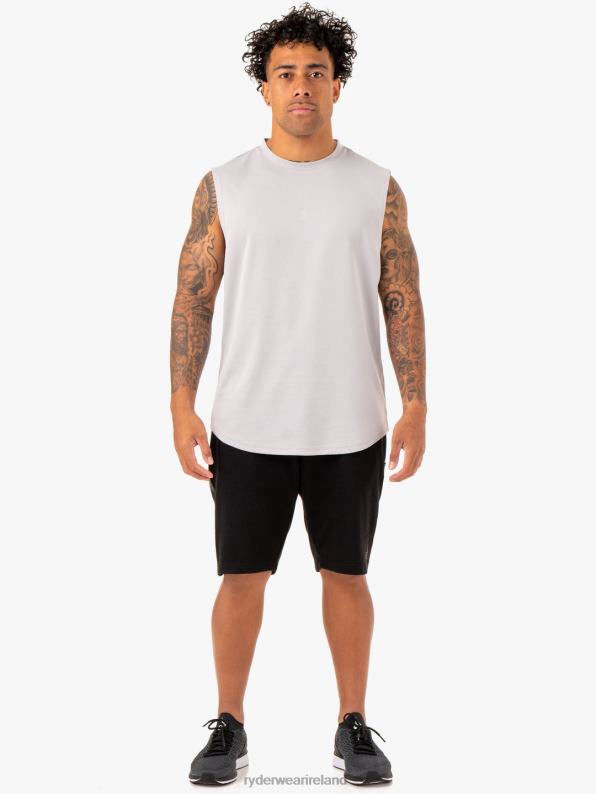 Ryderwear Enhance Muscle Tank Snow Grey Men Clothing 4Z2T1325