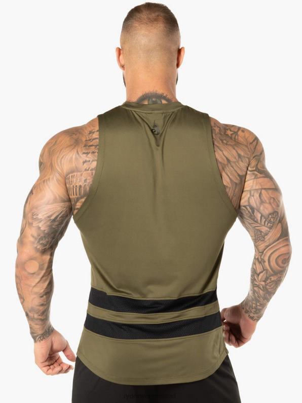 Ryderwear Evo Mesh Baller Tank Khaki Men Clothing 4Z2T1361