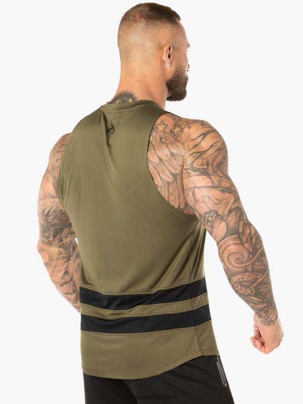 Ryderwear Evo Mesh Baller Tank Khaki Men Clothing 4Z2T1361
