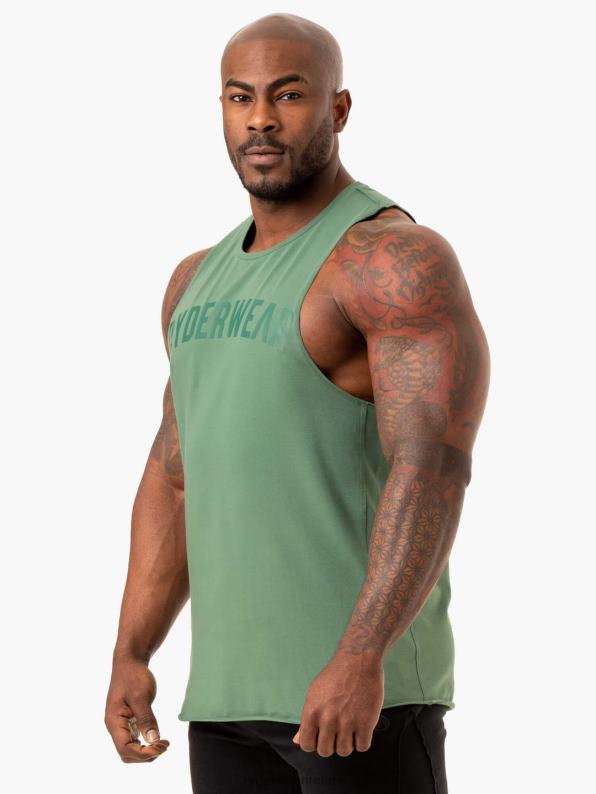 Ryderwear Force Baller Tank Green Men Clothing 4Z2T1330
