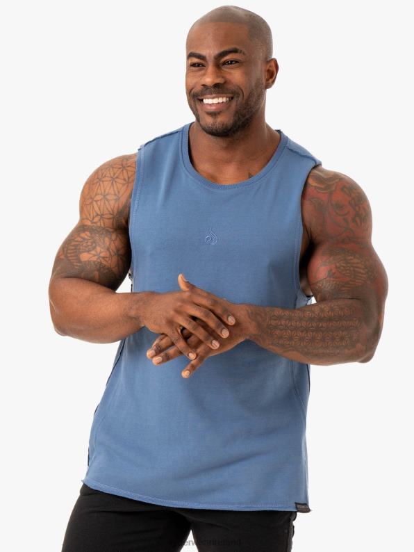 Ryderwear Force Fleece Tank Blue Men Clothing 4Z2T1326