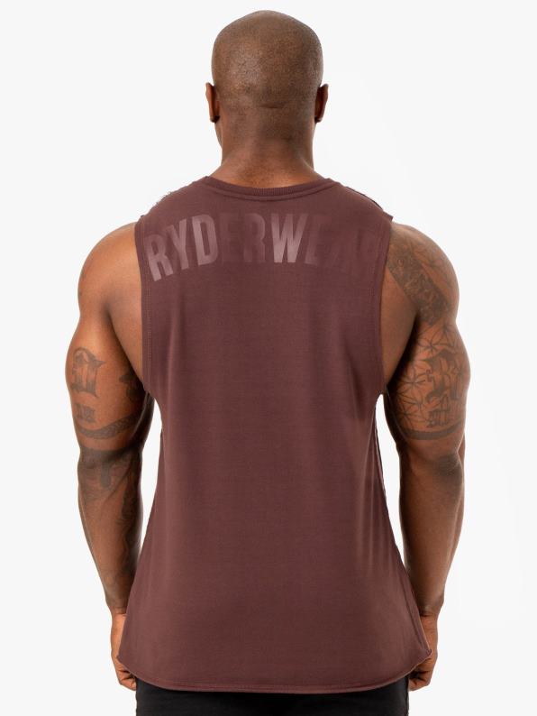 Ryderwear Force Fleece Tank Brick Men Clothing 4Z2T1328