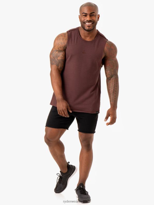 Ryderwear Force Fleece Tank Brick Men Clothing 4Z2T1328