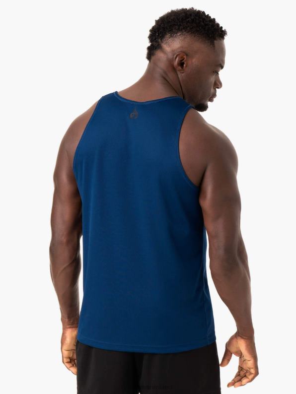 Ryderwear Heighten Mesh Regular Tank Blue Men Clothing 4Z2T1333