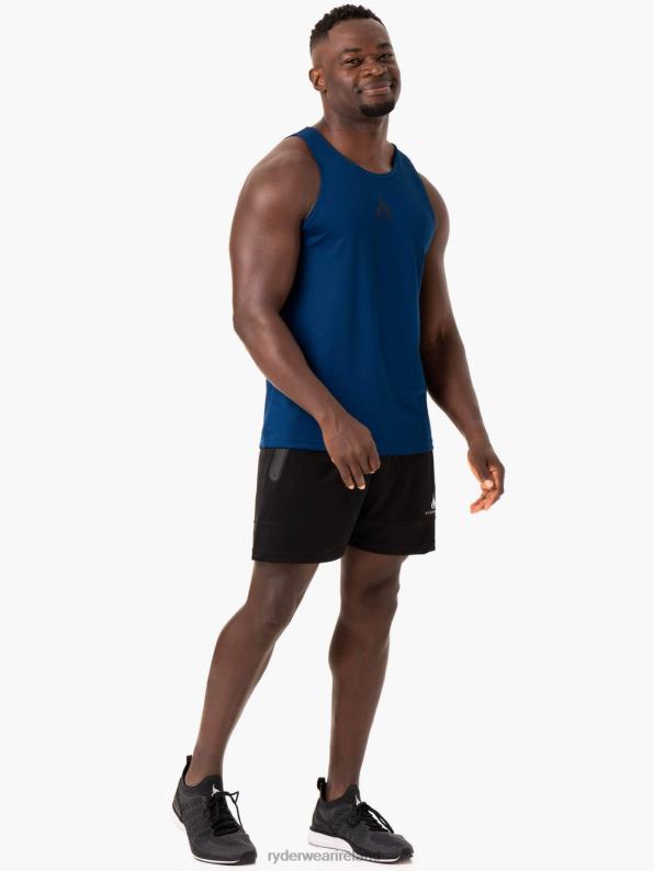 Ryderwear Heighten Mesh Regular Tank Blue Men Clothing 4Z2T1333