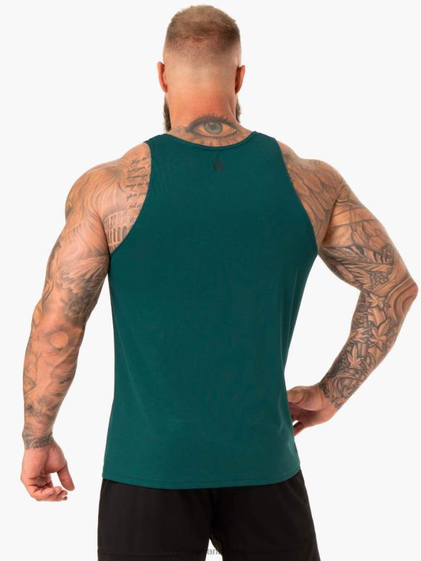 Ryderwear Heighten Mesh Regular Tank Emerald Men Clothing 4Z2T1334