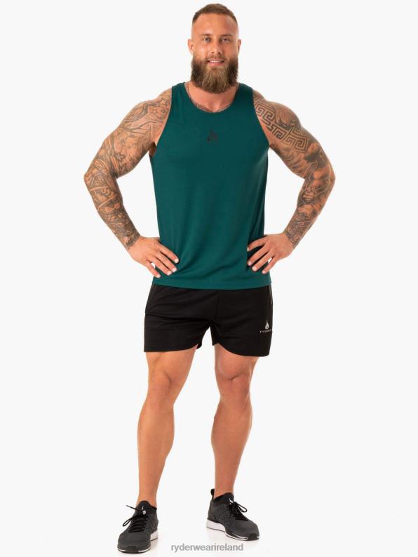 Ryderwear Heighten Mesh Regular Tank Emerald Men Clothing 4Z2T1334
