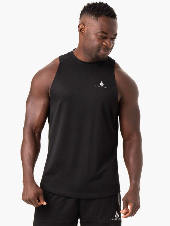 Ryderwear Lift Mesh Baller Tank Black Men Clothing 4Z2T1341
