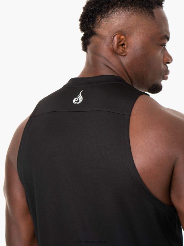 Ryderwear Lift Mesh Baller Tank Black Men Clothing 4Z2T1341