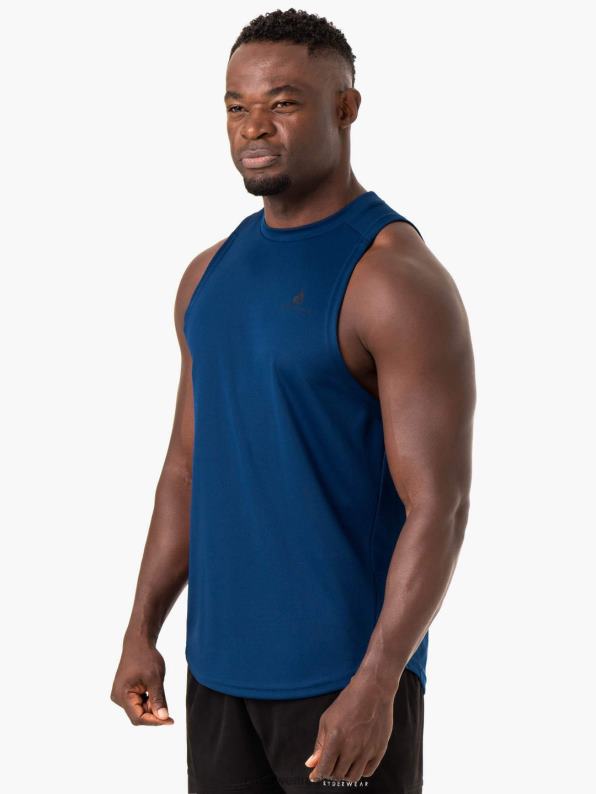 Ryderwear Lift Mesh Baller Tank Blue Men Clothing 4Z2T1337