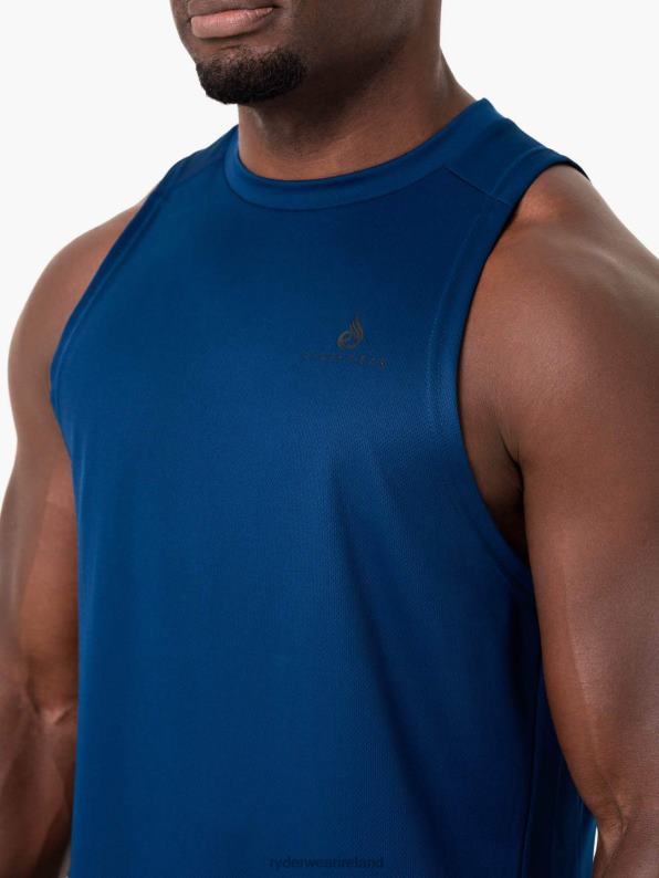Ryderwear Lift Mesh Baller Tank Blue Men Clothing 4Z2T1337