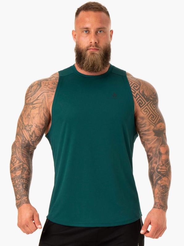 Ryderwear Lift Mesh Baller Tank Emerald Men Clothing 4Z2T1338