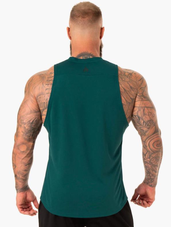 Ryderwear Lift Mesh Baller Tank Emerald Men Clothing 4Z2T1338