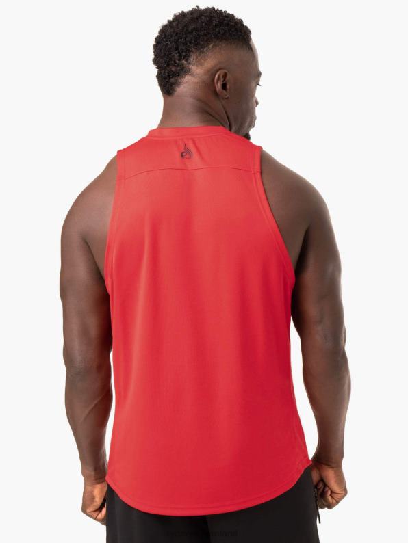 Ryderwear Lift Mesh Baller Tank Red Men Clothing 4Z2T1339