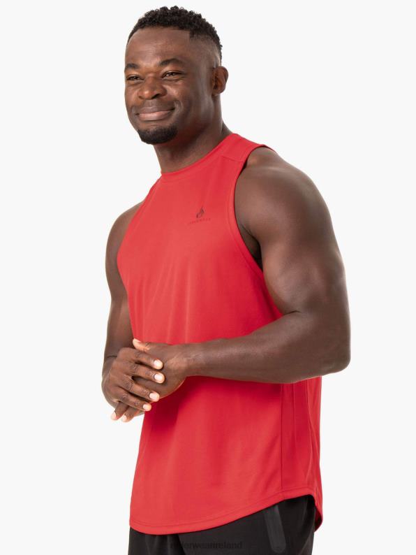 Ryderwear Lift Mesh Baller Tank Red Men Clothing 4Z2T1339