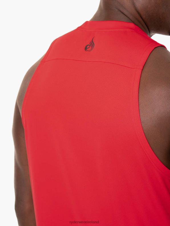 Ryderwear Lift Mesh Baller Tank Red Men Clothing 4Z2T1339