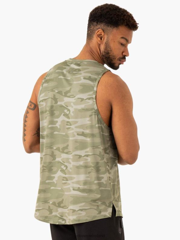 Ryderwear Overdrive Tank Sage Green Camo Men Clothing 4Z2T1311