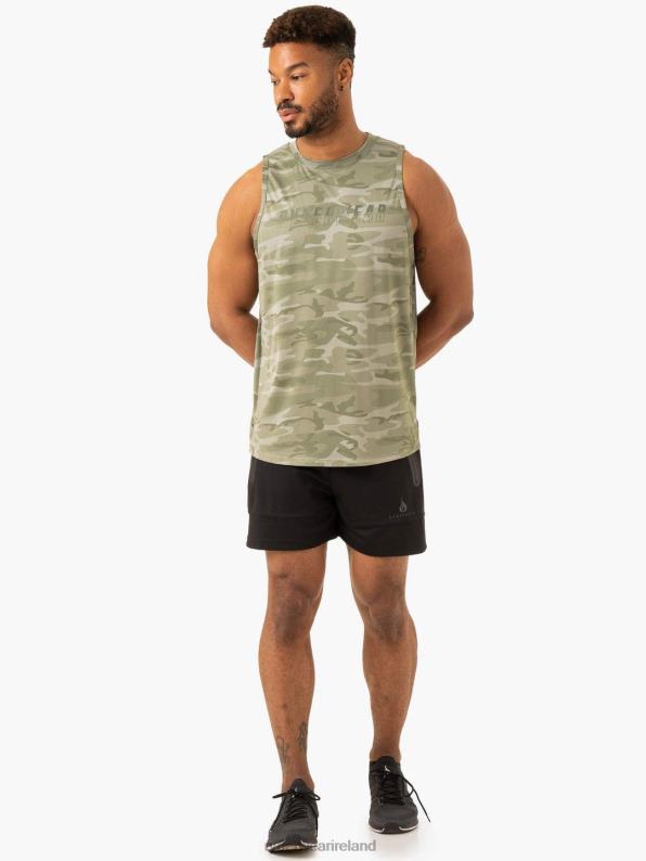Ryderwear Overdrive Tank Sage Green Camo Men Clothing 4Z2T1311