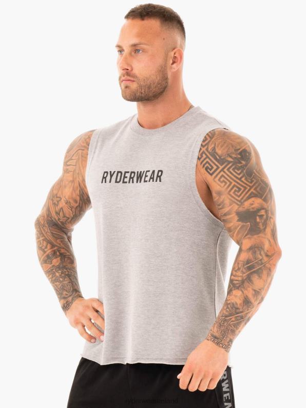 Ryderwear Performance Baller Tank Grey Marl Men Clothing 4Z2T1357