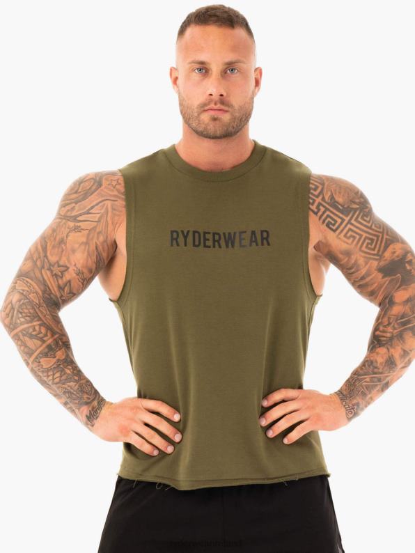 Ryderwear Performance Baller Tank Khaki Men Clothing 4Z2T1358