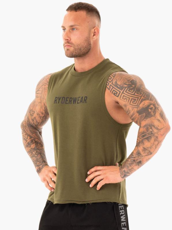 Ryderwear Performance Baller Tank Khaki Men Clothing 4Z2T1358
