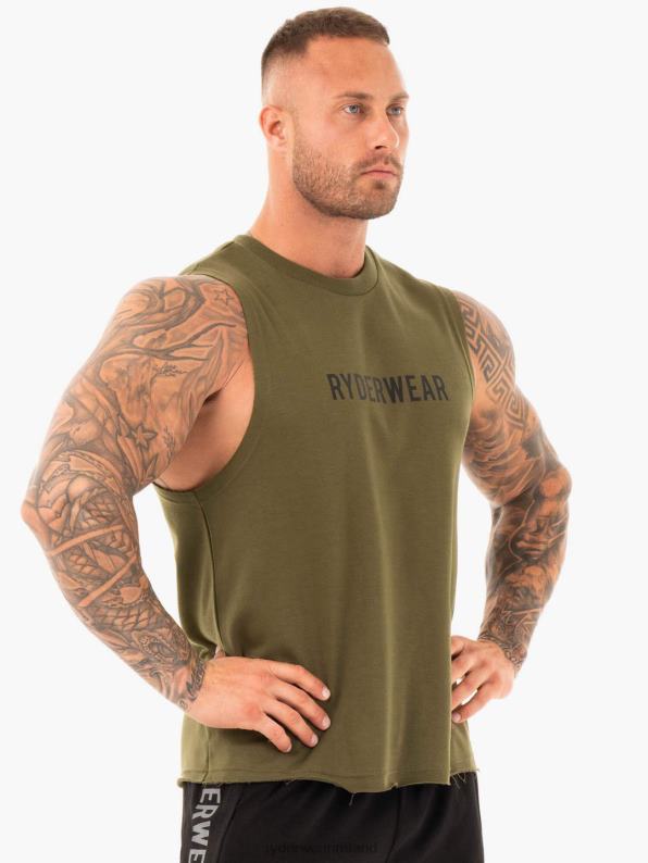 Ryderwear Performance Baller Tank Khaki Men Clothing 4Z2T1358