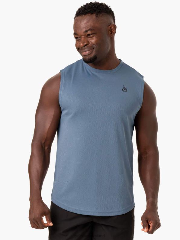 Ryderwear Reflex Mesh Baller Tank Blue Men Clothing 4Z2T1342