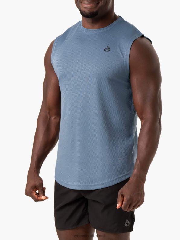 Ryderwear Reflex Mesh Baller Tank Blue Men Clothing 4Z2T1342
