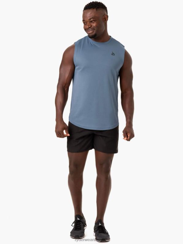 Ryderwear Reflex Mesh Baller Tank Blue Men Clothing 4Z2T1342