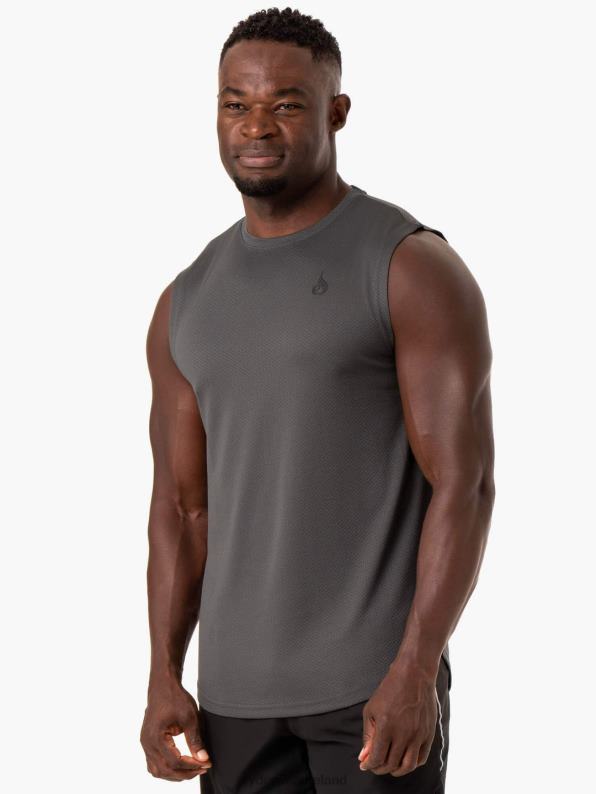 Ryderwear Reflex Mesh Baller Tank Charcoal Men Clothing 4Z2T1344