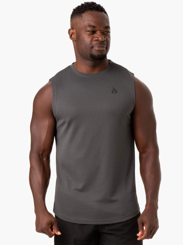 Ryderwear Reflex Mesh Baller Tank Charcoal Men Clothing 4Z2T1344