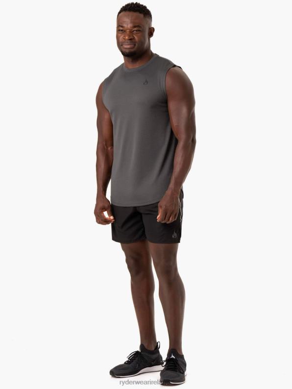 Ryderwear Reflex Mesh Baller Tank Charcoal Men Clothing 4Z2T1344