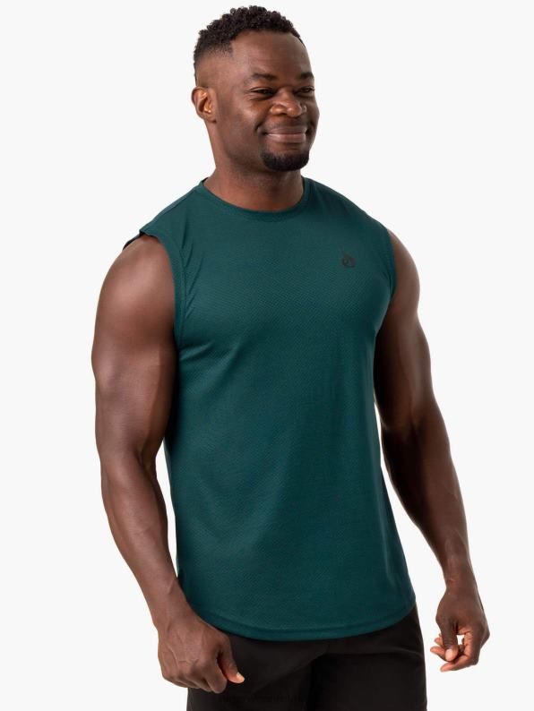 Ryderwear Reflex Mesh Baller Tank Emerald Men Clothing 4Z2T1343
